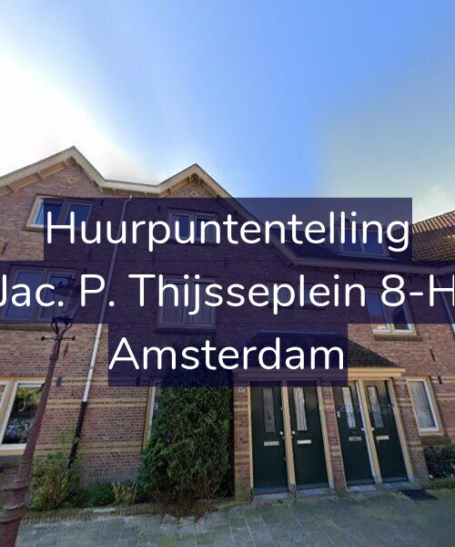 Foto gevel Huurpuntentelling voor Jac. P. Thijsseplein 8-H, Amsterdam