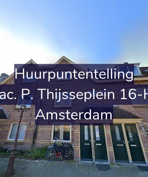 Foto gevel Huurpuntentelling voor Jac. P. Thijsseplein 16-H, Amsterdam