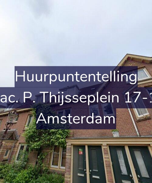 Foto gevel Huurpuntentelling voor Jac. P. Thijsseplein 17-1, Amsterdam
