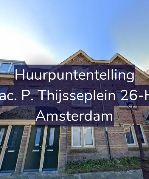 Foto gevel Huurpuntentelling voor Jac. P. Thijsseplein 26-H, Amsterdam