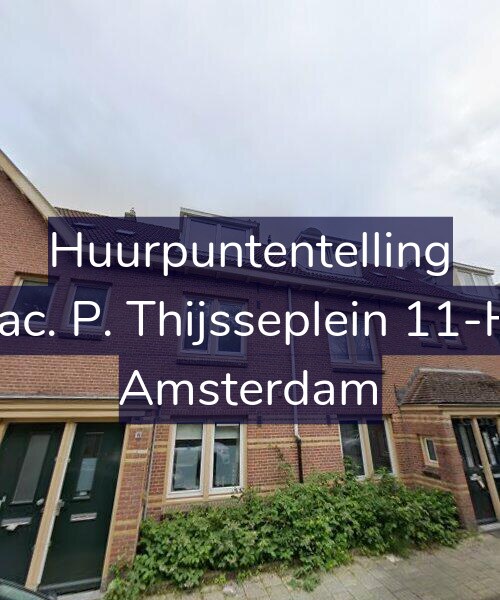 Foto gevel Huurpuntentelling voor Jac. P. Thijsseplein 11-H, Amsterdam