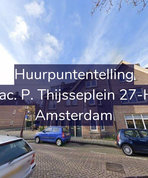 Foto gevel Huurpuntentelling voor Jac. P. Thijsseplein 27-H, Amsterdam