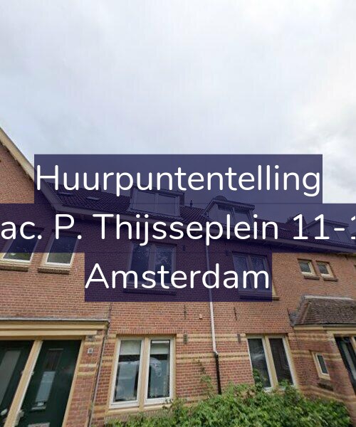 Foto gevel Huurpuntentelling voor Jac. P. Thijsseplein 11-1, Amsterdam