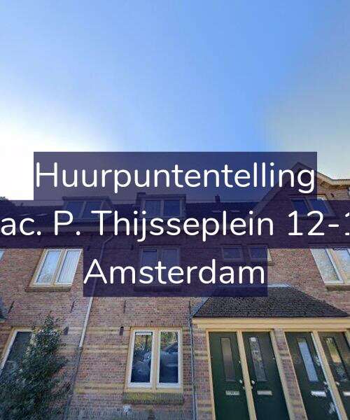 Foto gevel Huurpuntentelling voor Jac. P. Thijsseplein 12-1, Amsterdam