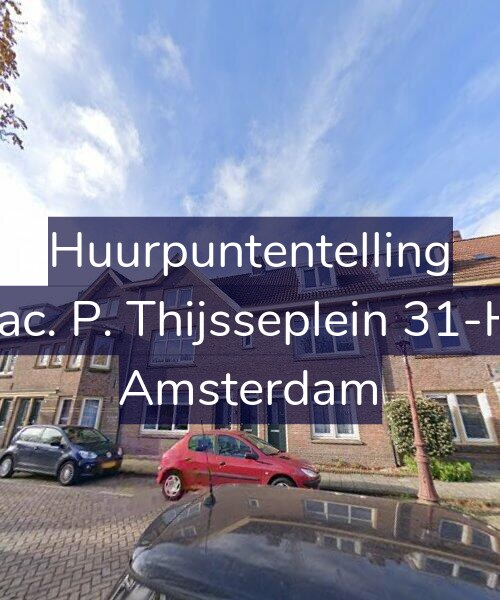 Foto gevel Huurpuntentelling voor Jac. P. Thijsseplein 31-H, Amsterdam