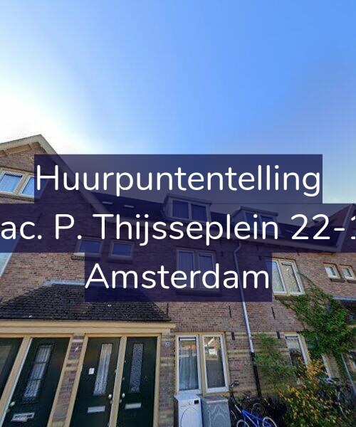 Foto gevel Huurpuntentelling voor Jac. P. Thijsseplein 22-1, Amsterdam
