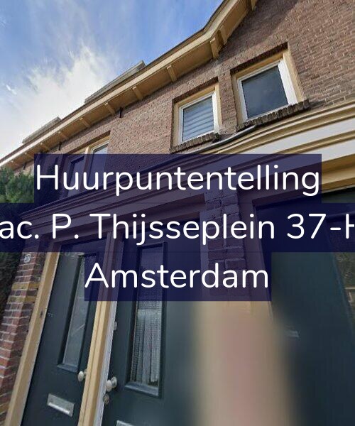 Foto gevel Huurpuntentelling voor Jac. P. Thijsseplein 37-H, Amsterdam