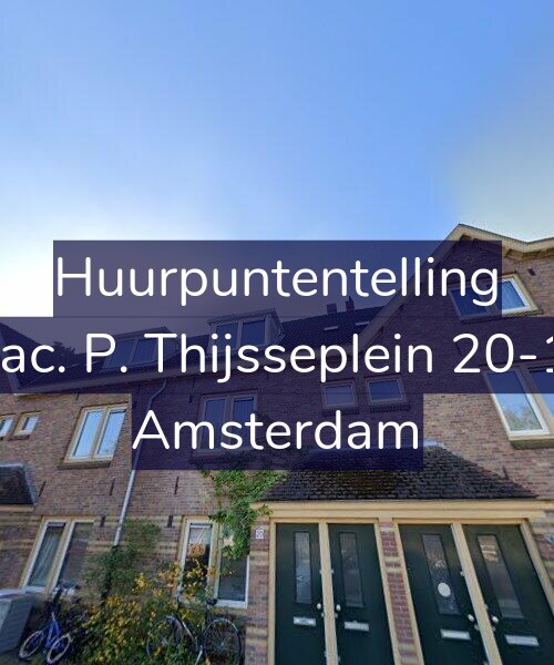 Foto gevel Huurpuntentelling voor Jac. P. Thijsseplein 20-1, Amsterdam