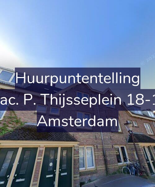 Foto gevel Huurpuntentelling voor Jac. P. Thijsseplein 18-1, Amsterdam