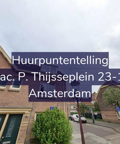 Foto gevel Huurpuntentelling voor Jac. P. Thijsseplein 23-1, Amsterdam