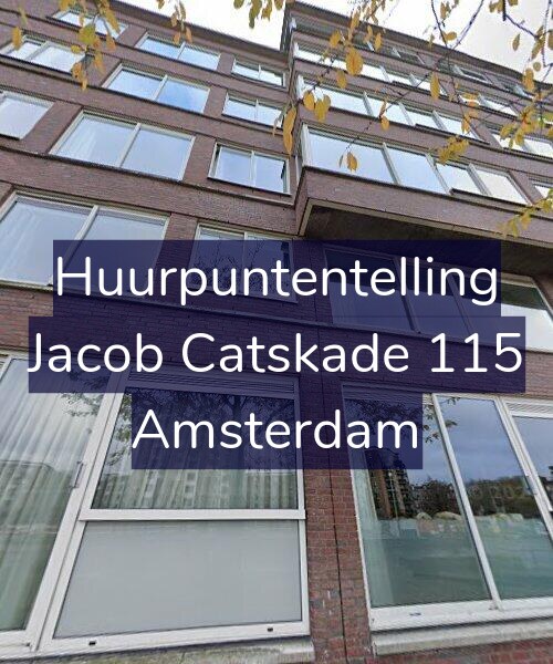 Foto gevel Huurpuntentelling voor Jacob Catskade 115, Amsterdam