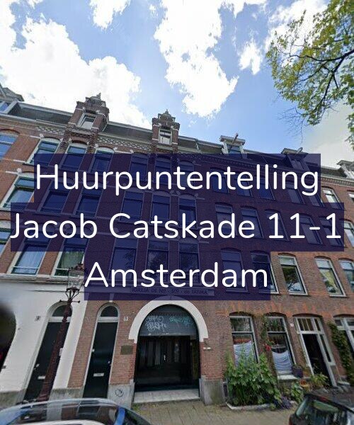 Foto gevel Huurpuntentelling voor Jacob Catskade 11-1, Amsterdam
