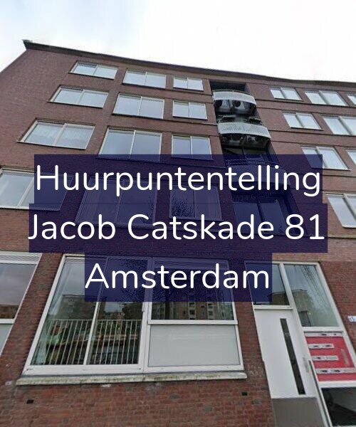 Foto gevel Huurpuntentelling voor Jacob Catskade 81, Amsterdam