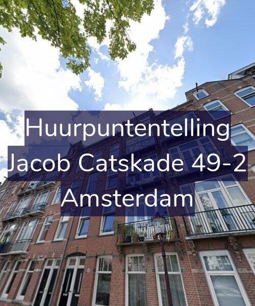 Foto gevel Huurpuntentelling voor Jacob Catskade 49-2, Amsterdam