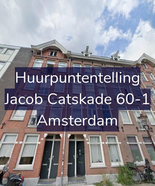 Foto gevel Huurpuntentelling voor Jacob Catskade 60-1, Amsterdam
