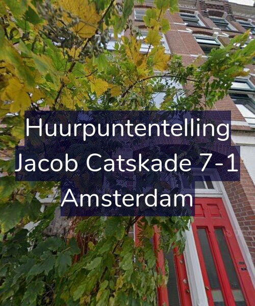 Foto gevel Huurpuntentelling voor Jacob Catskade 7-1, Amsterdam