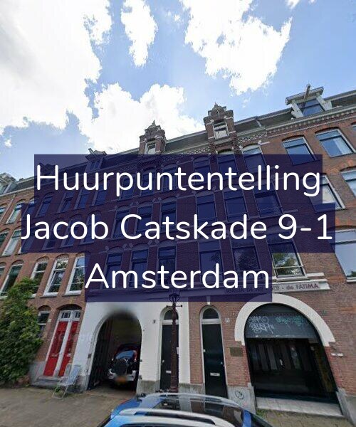 Foto gevel Huurpuntentelling voor Jacob Catskade 9-1, Amsterdam