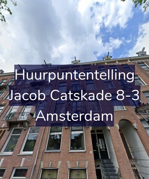 Foto gevel Huurpuntentelling voor Jacob Catskade 8-3, Amsterdam