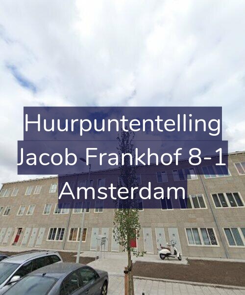 Foto gevel Huurpuntentelling voor Jacob Frankhof 8-1, Amsterdam