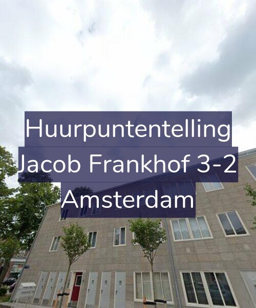 Foto gevel Huurpuntentelling voor Jacob Frankhof 3-2, Amsterdam