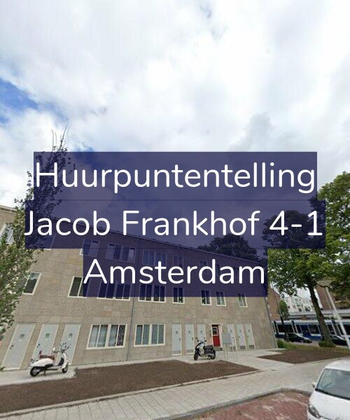 Foto gevel Huurpuntentelling voor Jacob Frankhof 4-1, Amsterdam