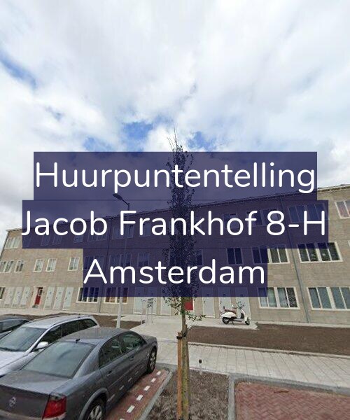 Foto gevel Huurpuntentelling voor Jacob Frankhof 8-H, Amsterdam