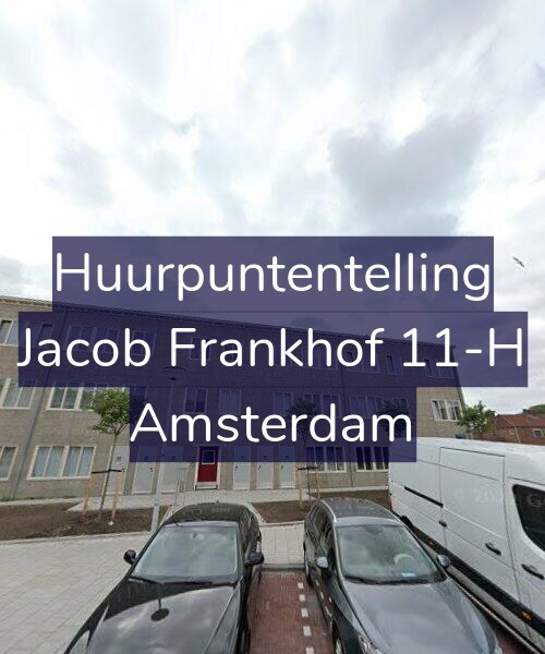 Foto gevel Huurpuntentelling voor Jacob Frankhof 11-H, Amsterdam
