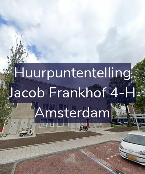Foto gevel Huurpuntentelling voor Jacob Frankhof 4-H, Amsterdam
