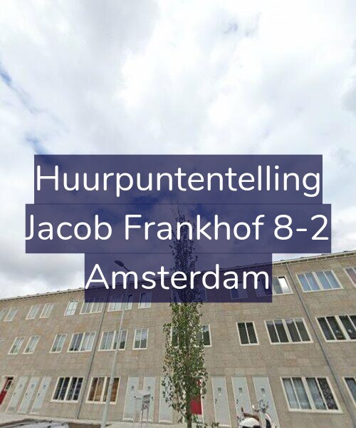 Foto gevel Huurpuntentelling voor Jacob Frankhof 8-2, Amsterdam