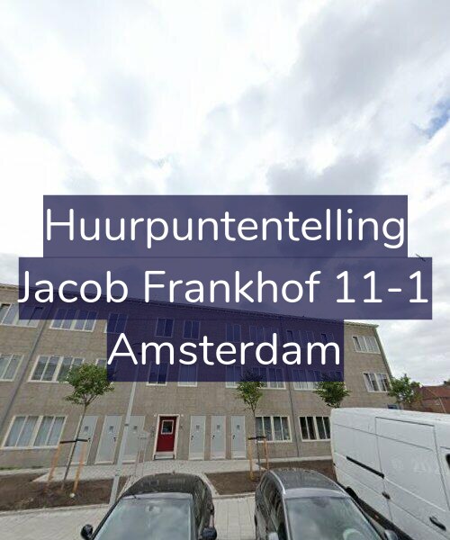 Foto gevel Huurpuntentelling voor Jacob Frankhof 11-1, Amsterdam