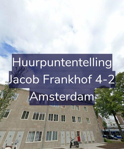Foto gevel Huurpuntentelling voor Jacob Frankhof 4-2, Amsterdam