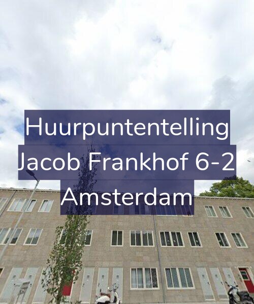 Foto gevel Huurpuntentelling voor Jacob Frankhof 6-2, Amsterdam