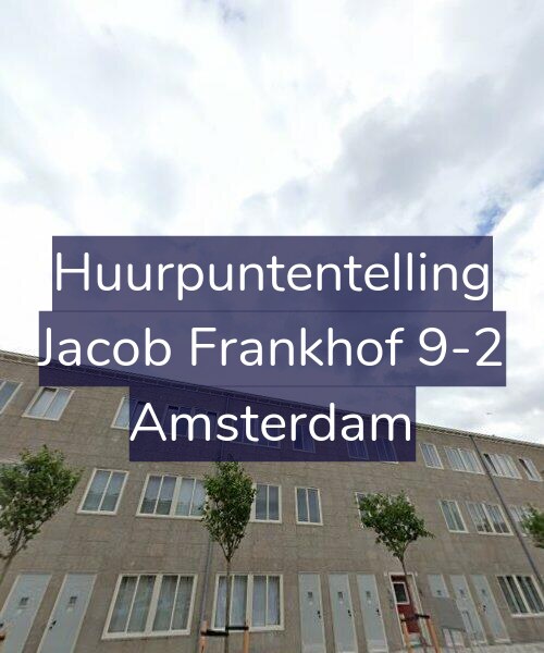 Foto gevel Huurpuntentelling voor Jacob Frankhof 9-2, Amsterdam