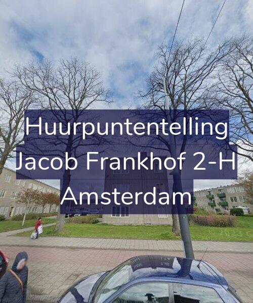 Foto gevel Huurpuntentelling voor Jacob Frankhof 2-H, Amsterdam