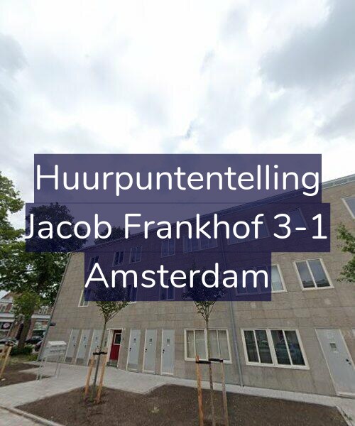 Foto gevel Huurpuntentelling voor Jacob Frankhof 3-1, Amsterdam