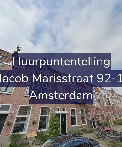 Foto gevel Huurpuntentelling voor Jacob Marisstraat 92-1, Amsterdam