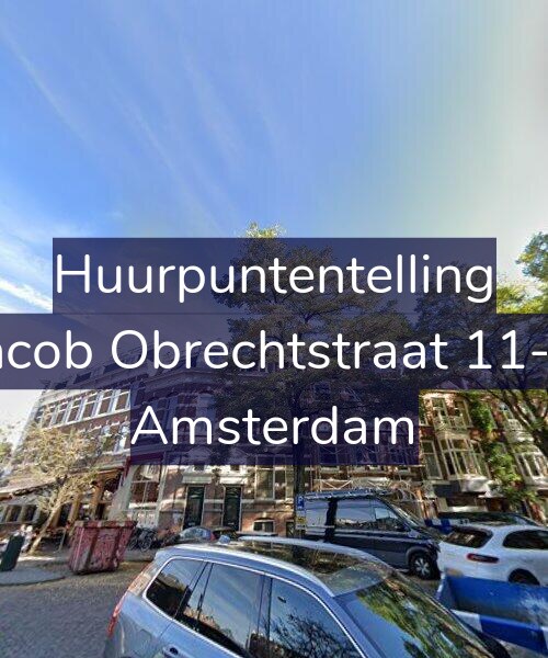 Foto gevel Huurpuntentelling voor Jacob Obrechtstraat 11-B, Amsterdam