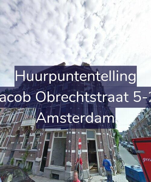 Foto gevel Huurpuntentelling voor Jacob Obrechtstraat 5-2, Amsterdam