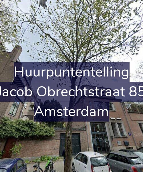 Foto gevel Huurpuntentelling voor Jacob Obrechtstraat 85, Amsterdam