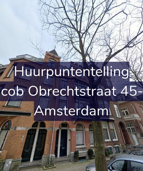 Foto gevel Huurpuntentelling voor Jacob Obrechtstraat 45-H, Amsterdam