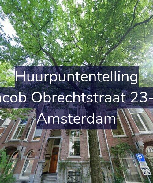 Foto gevel Huurpuntentelling voor Jacob Obrechtstraat 23-2, Amsterdam