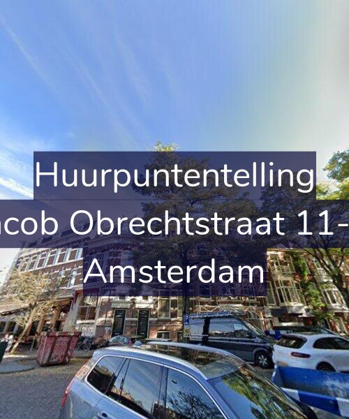 Foto gevel Huurpuntentelling voor Jacob Obrechtstraat 11-A, Amsterdam