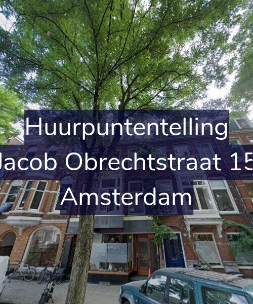 Foto gevel Huurpuntentelling voor Jacob Obrechtstraat 15, Amsterdam