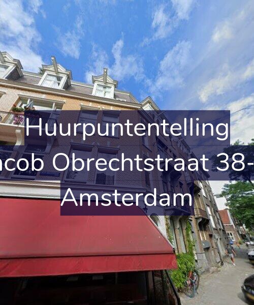 Foto gevel Huurpuntentelling voor Jacob Obrechtstraat 38-2, Amsterdam