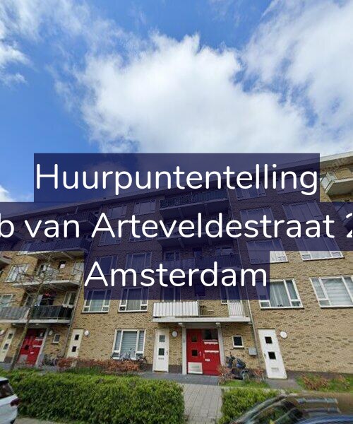 Foto gevel Huurpuntentelling voor Jacob van Arteveldestraat 25-C, Amsterdam