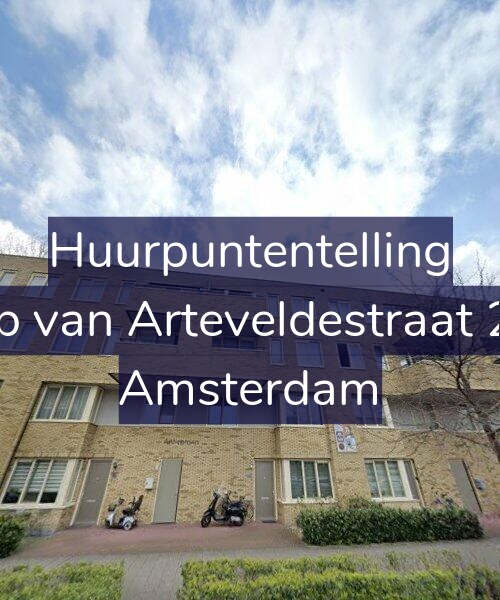 Foto gevel Huurpuntentelling voor Jacob van Arteveldestraat 22-N, Amsterdam