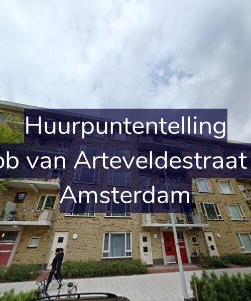 Foto gevel Huurpuntentelling voor Jacob van Arteveldestraat 7-F, Amsterdam