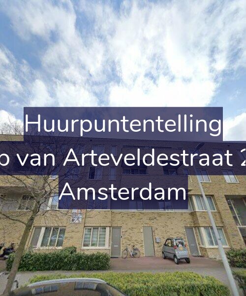 Foto gevel Huurpuntentelling voor Jacob van Arteveldestraat 28-A, Amsterdam