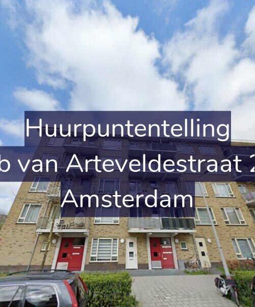 Foto gevel Huurpuntentelling voor Jacob van Arteveldestraat 21-C, Amsterdam