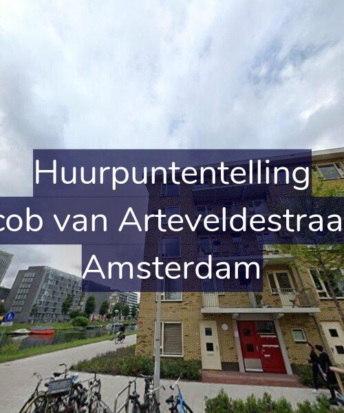 Foto gevel Huurpuntentelling voor Jacob van Arteveldestraat 1, Amsterdam